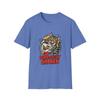 Unisex Softstyle T-Shirt Funny Cat Snow Globe Christmas Holiday Comic Graphic