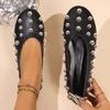 Fashion Ladies Shoes on Sale 2025 High Quality Women's Flats Fashion Rivet Daily Flats  Women New Best Seller Plus Size Flat Low Heels