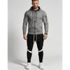 Mens Winter Casual Tracksuit Hooded Sweatshirt Pants Set Outdoor Sportswear Two-Piece
