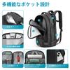 Vacuum Compression 55L with Business Travel Large Fits for and Business Trips [travel inspira] Backpack, TSA-Approved, Anti-Theft, Pump, Backpack,