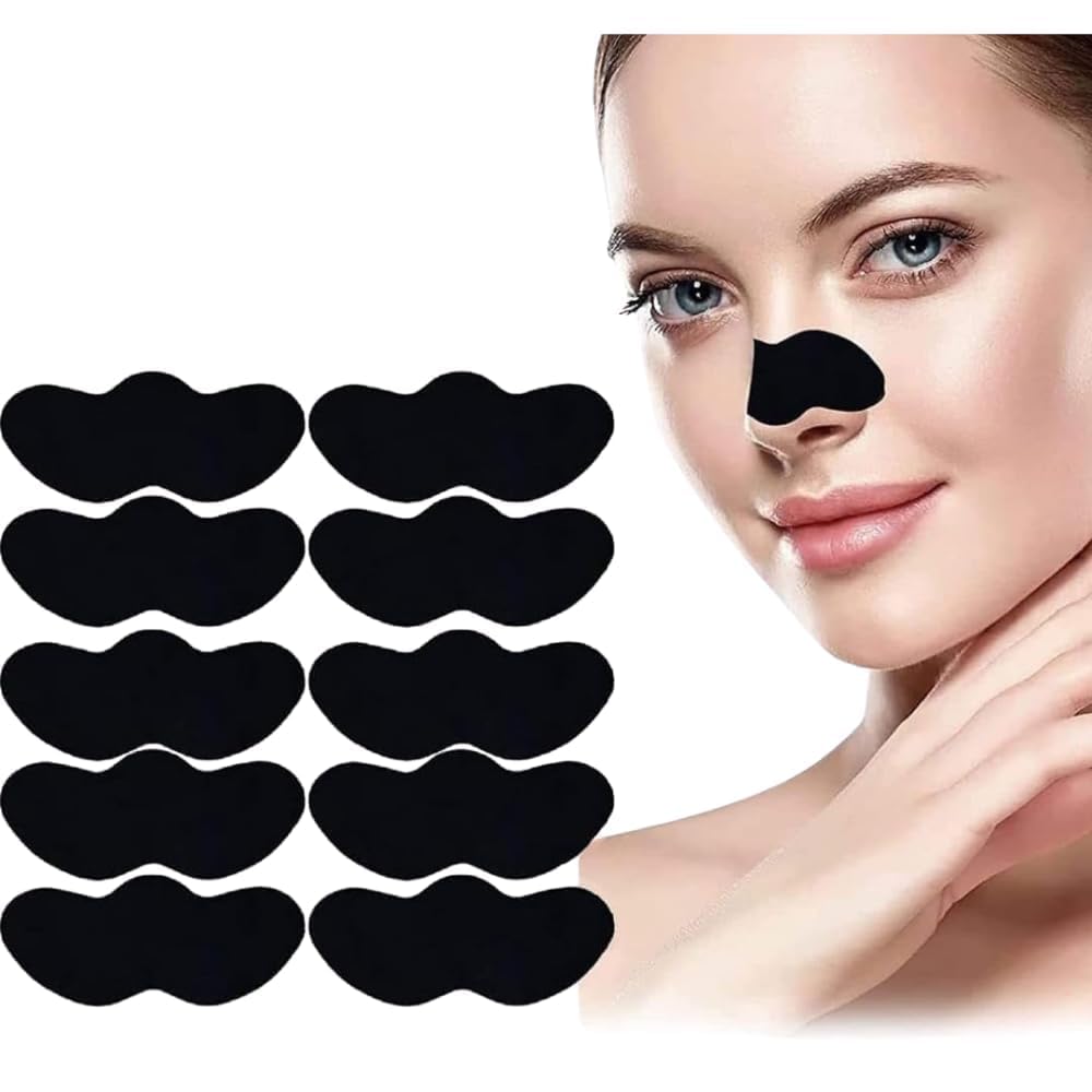 

MR.THINDZ Skin Care Cleansing Charcoal Nose Strips (10 Strips), Blackheads, Whiteheads Remover, Pore Cleanser, with Natural Extracts, for Women,