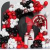 Black And Red Series Balloon Set Birthday Theme Party Scene Arrangement Balloon Chain