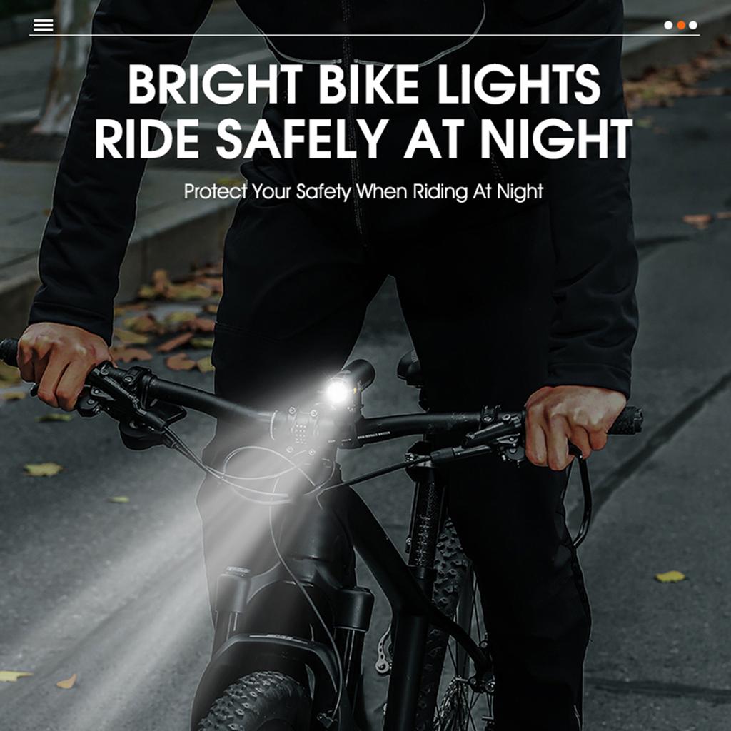 Aluminum Alloy Bright   Light 500   USB Rechargeable Bike Light Waterproof Road Bike Light Cycle   Lamp