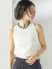 Ships for Women American Sleeve Rib Tank One Size Top, 312420284, Off-White,