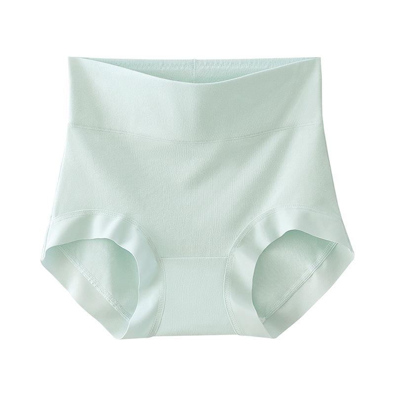 Fashion Summer High Waist Lifting Arm Underwear Comfortable Breathable Soft Skin Friendly Women's Pure Cotton Triangle Panties