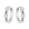 Dragonfly Butterfly Hoop Earrings For Women 925 Silver Earrings Silver Fashion Jewelry For Party Wedding Engagemen Gift