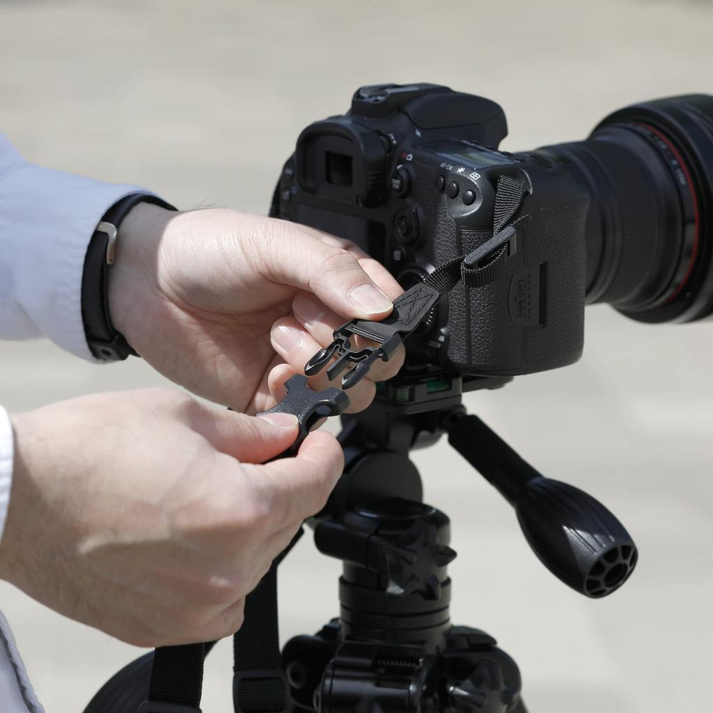 Attachment Strap Base AZ Camera Strap Easy To Attach and Remove Black Free Size [Hakuba] GW-PRO AMZKST-GWAT-BS