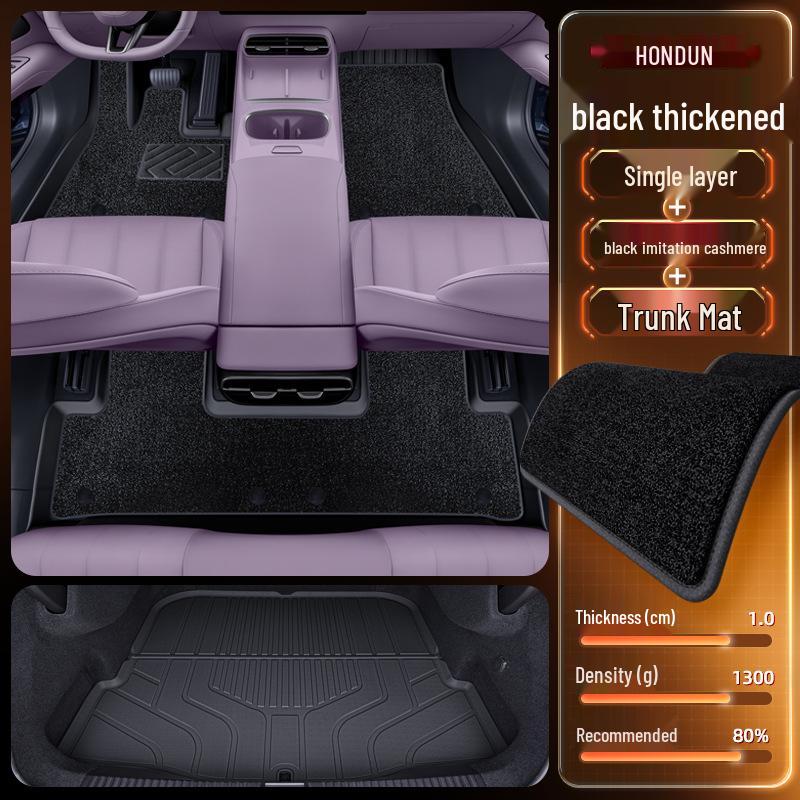Dark Blue TPE Floor Mats for L06 - 2026 Car Interior Accessories