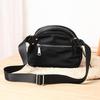 Love Sea Oxford Fabric Handbag, Women's Crossbody Bag, Single-Shoulder Shell Bag, Chest Bag, Black