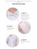 Men's Long Sleeve White Ruffled Dress Shirt for Weddings & Stage Performances