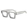 Retro Square Anti-Blue Light Glasses Men Plastics Frame Reading Glasses Myopia Flat Mirror Eyeglasses Eyewear