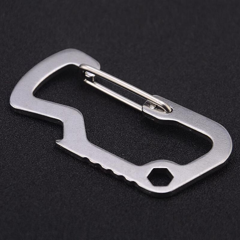 Brangdy Multi-tool D-Ring Carabiner 4-Pack