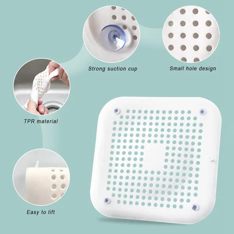 1pc Hair Filter Sink Anti-blocking Strainer Bathtub Shower Floor Drain Stopper Silicone Kitchen Deodorant Plug Bathroom Accessories