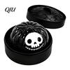 Portable Dumpling Toy Halloween Stress Relief with Steamer, Glitter Ball Fidget Party Favors Toy, Anxiety Relieving Steamed Bun Squeeze for