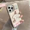 Sweet Girl Puppy Apple16Phone case17pro max Suitable for three-dimensional leatherwork iPhone15Anti-Fall14Hard