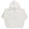 Champion Reverse Size M Men's Full-Zip Hoodie, 11.5oz Weave® Fleece-Lined, White, (C3-W103)