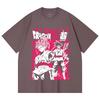 230 Gsm 100% Cotton Dragon Ball V63 Print Unisex Heavy Cotton T Shirt
