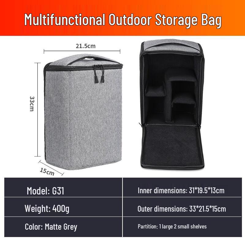 Fly-Leaf Camera and Lens Bag