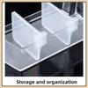 Efficient Refrigerator Kitchen Organizer Shelf Storage Dividers for Eggs Bottles and Other Items organizer kitchen fridge