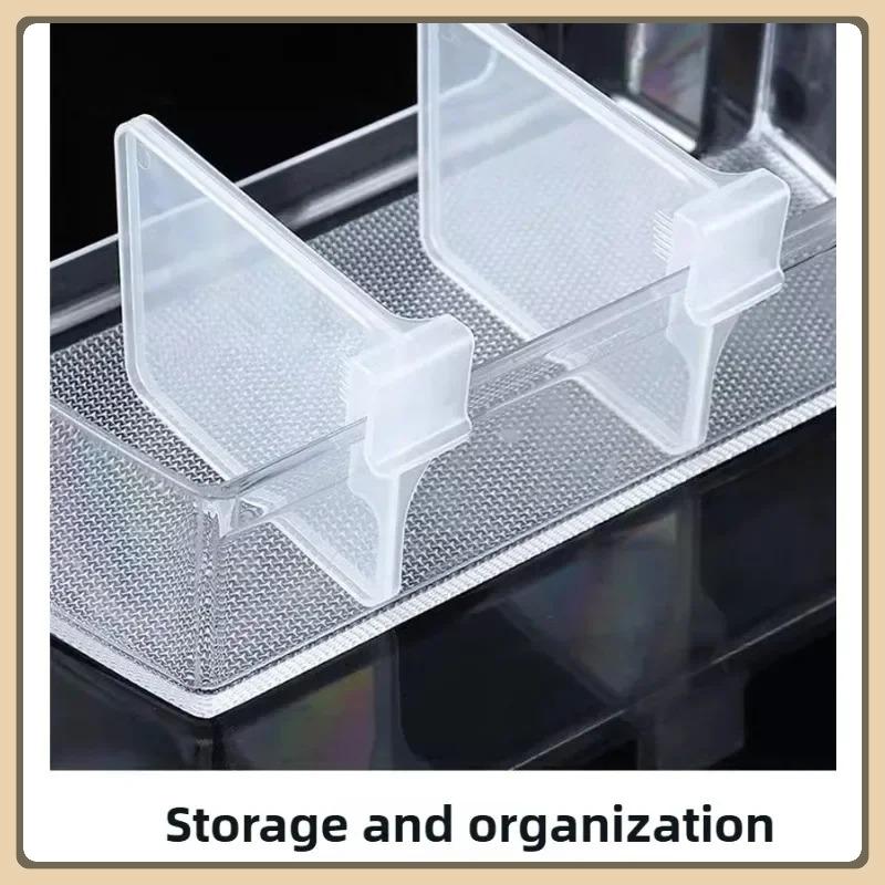 Efficient Refrigerator Kitchen Organizer Shelf Storage Dividers for Eggs Bottles and Other Items organizer kitchen fridge