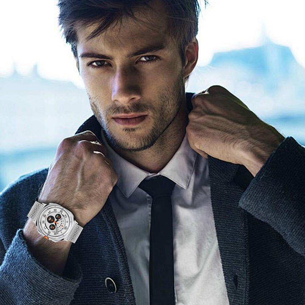 Stainless Steel Strap for Samsung Galaxy Ultra Watch 47mm Bands Man Correa Magnetic Bracelet for Galaxy Watch Ultra 47 Mm Metal