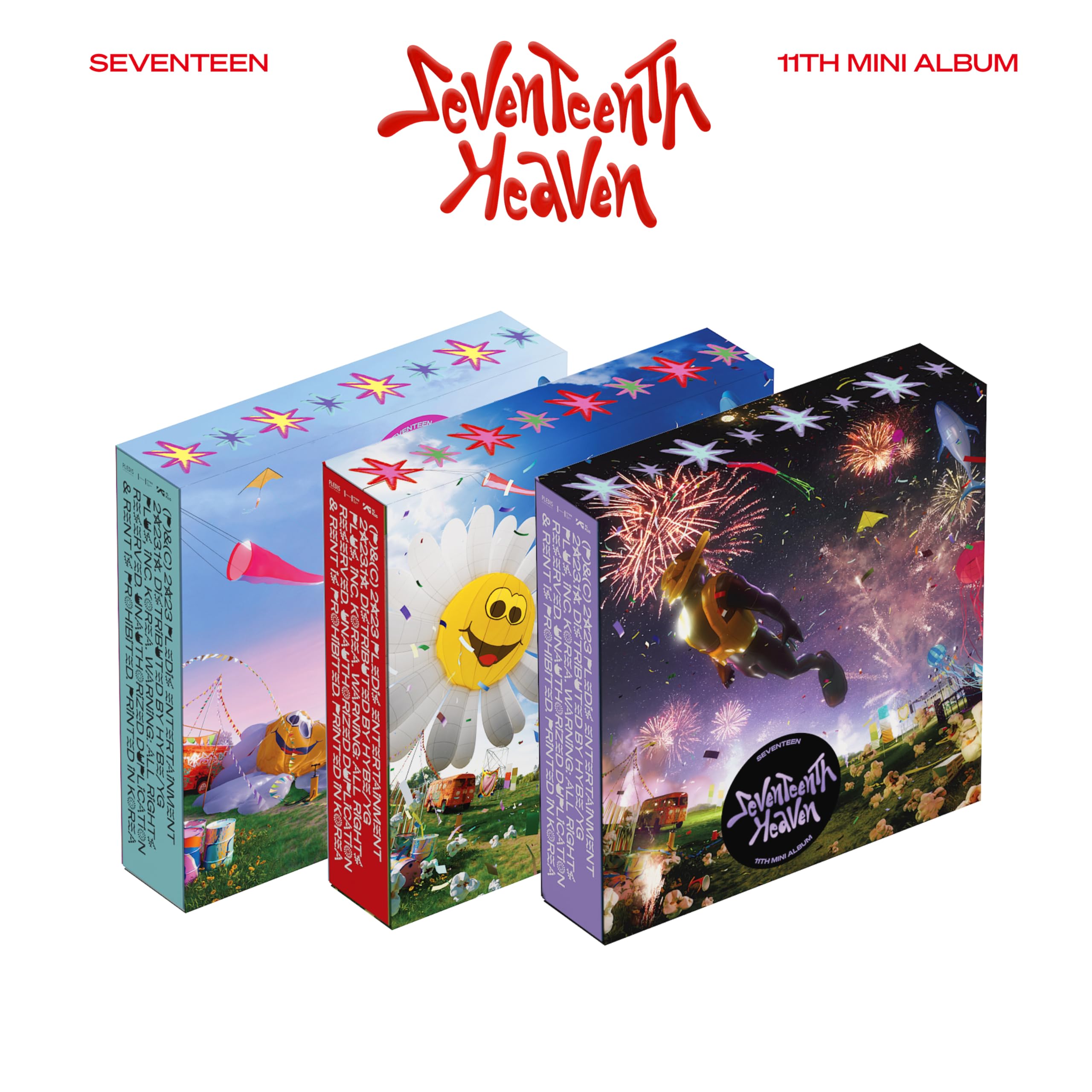 

SEVENTEEN 11th Mini Album 3 SET SEVENTEENTH HEAVEN (Korean version)