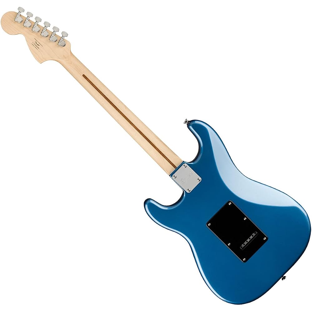 Squier by Fender Affinity Series Stratocaster Maple Fingerboard Black Pickguard Lake Placid Blue Electric Guitar Beginner's 14-Piece Set [MG10 Include