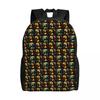 Art Mona Lisa Backpack Female Abstract Print Large Backpacks Polyester Cute School Bags Travel Designer Rucksack