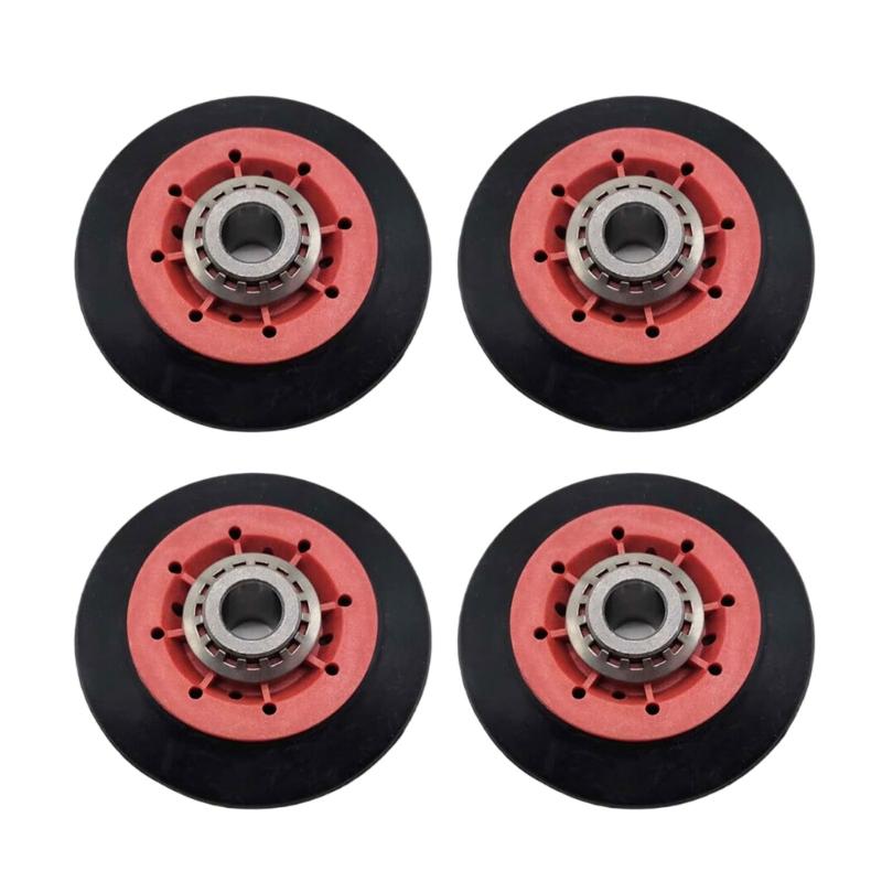 Set of 4 Dryer Drum Rollers 8536974 Drying Machine Support Replacement Parts Accessories Dryer Components for Home