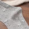 2025 Spring/Autumn Women's Japanese Style Floral Bow Cotton Mid-Calf Socks - Cute College Style for Autumn/Winter