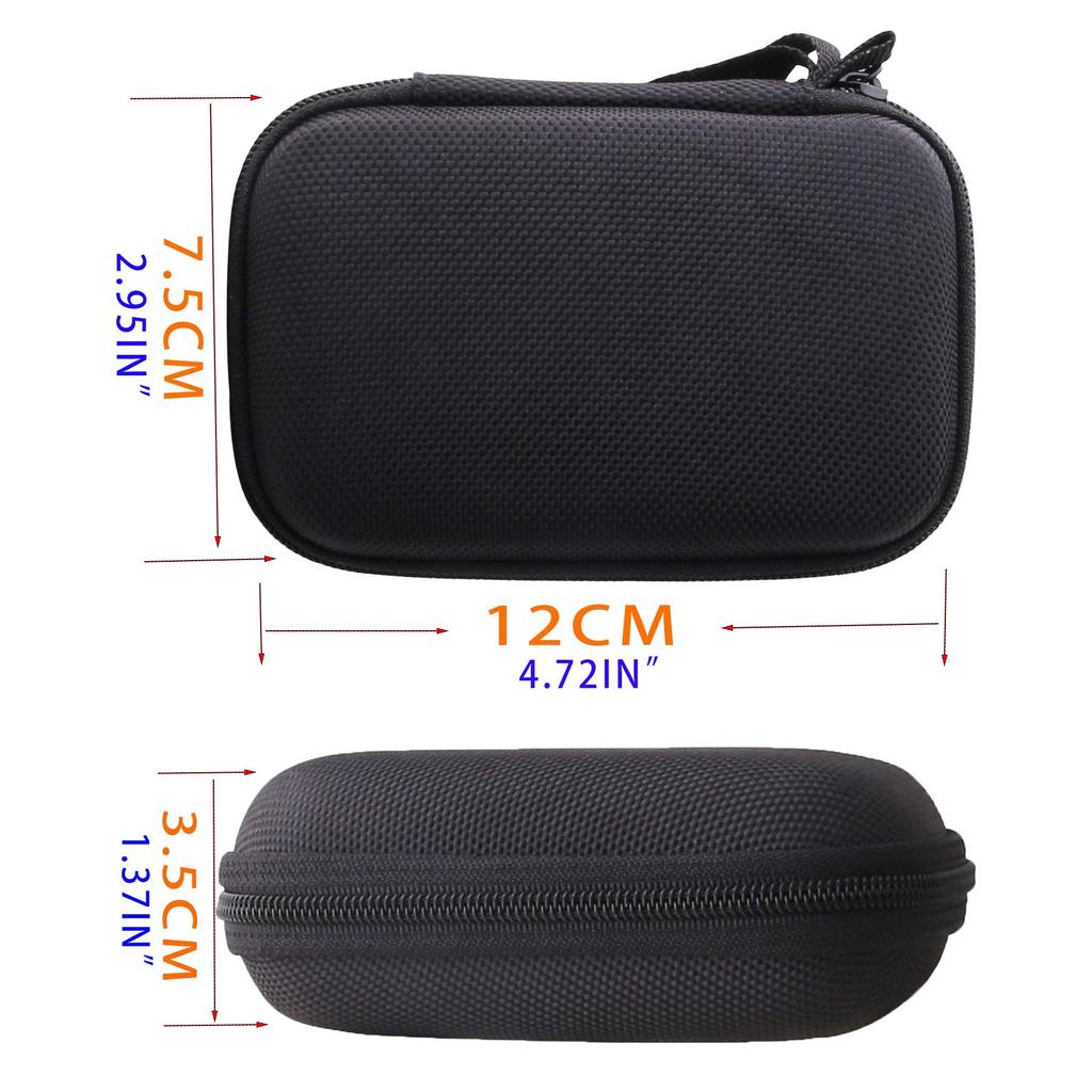 Waiyu JP Storage Case, compatible with Teptts/DSLON MP3 players, protective carrying case.
