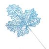 Wedding Home Glitter Glitter Leaves Christmas Tree Decor Artificial Flower Christmas Decorations