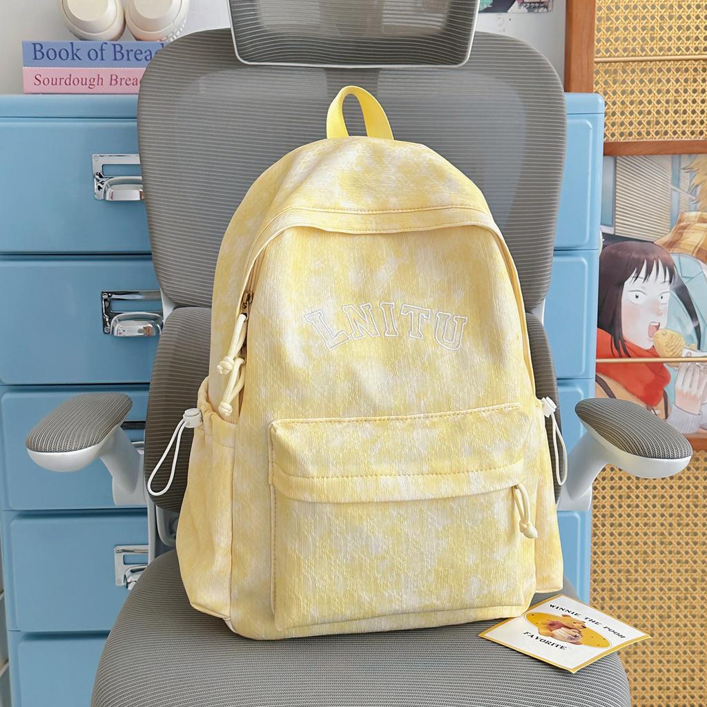 Schoolbag Korean schoolbag Girls College students Junior high school students High school students Ultra light large capacity backpack High value