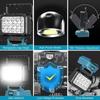 Power Tool Accessories For Makita 18V Battery LED Working Light Emergency Lamp Flashlight Torch Spotlight With Dual USB BL1830