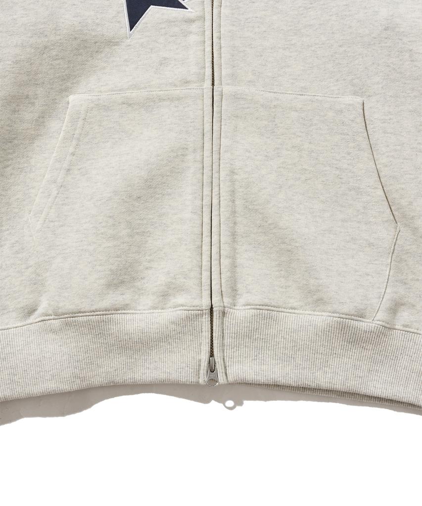 Physical Department Startail Zip-Up Hoodie_Oatmeal