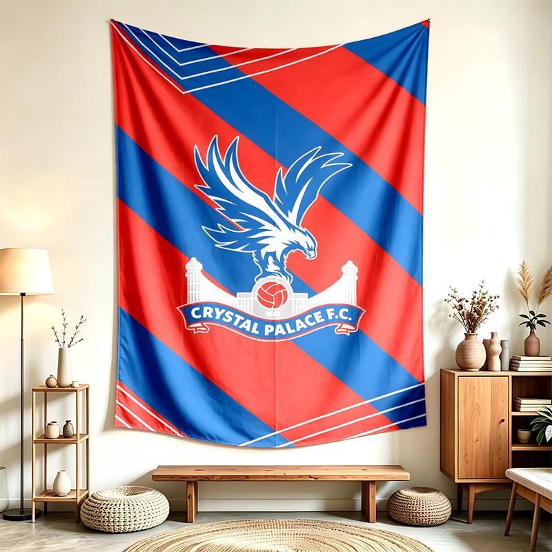 Crystal Palace Football Club (1) Tapestry Suitable For Decorating Homes Dorms And Bedrooms Soft To The Touch And A Perfect Gift For Friends And Family