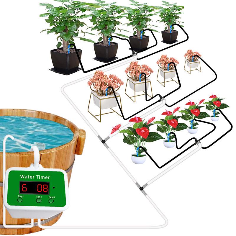 Smart Drip Irrigation Timer for Home Plants and Bonsai