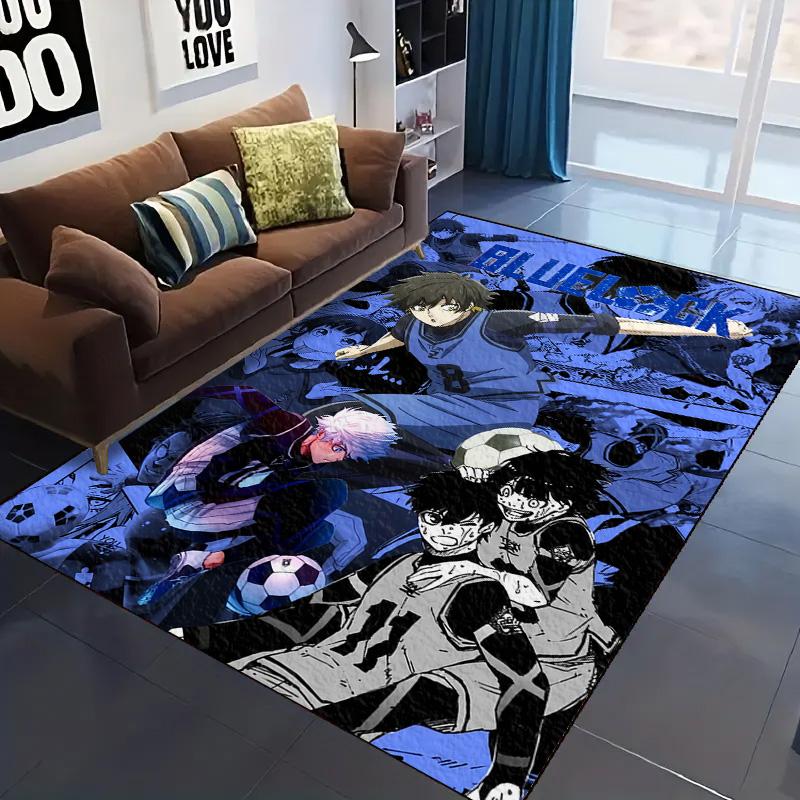 Tappeto Tappetino Pavimento Grande Bluelock Anime Lavabile Antiscivolo Camera da Letto Arredamento Casa LXR180