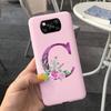 For Xiaomi Poco X3 NFC Case Soft Silicone TPU Cute Letter Back Cover For Xiaomi Poco X3 Pro Bumper PoxoX3 NFC Phone Cases 6.67''