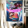 Steven Universe Wall Tapestry Aesthetic Wall Hanging Printed Fabric Blanket Decorative Tapestries for Bedroom Living Room Home Decor