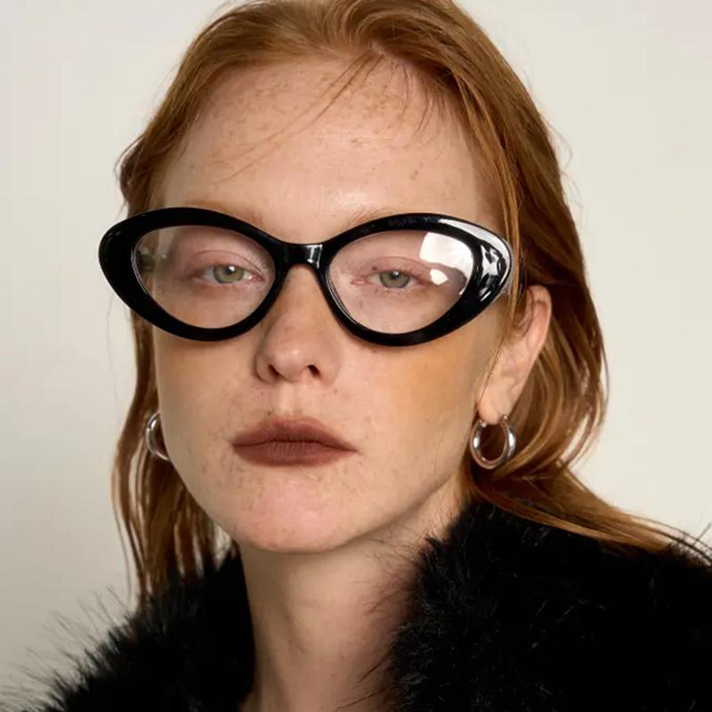 Luxury Brand Designer Vintage Cat Eye Sunglasses Women For Men Sun Glasses Trendy Punk Popular Jelly Sexy Ladies Eyeglasses