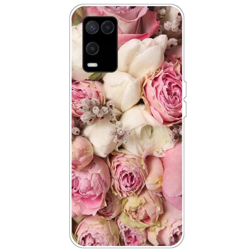 OPPO A54 Case telefonhoz Hátlap OPPO A54 5G 4G Case CPH2239 CPH2195 OPPOA54 A 54 Bumper Silicon Soft Funda fekete tpu tokhoz