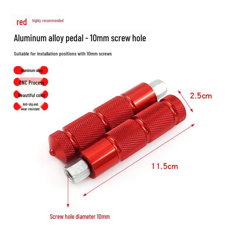 Diama New Standard Electric Bicycle Pedals & Footrests for Battery Car Modification