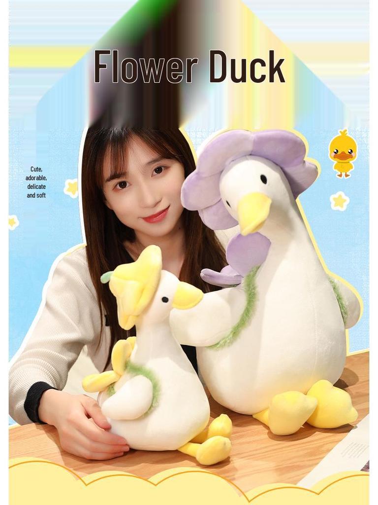 Adorable Little Duck Plush Pillow Doll - Perfect Girl's Birthday Gift