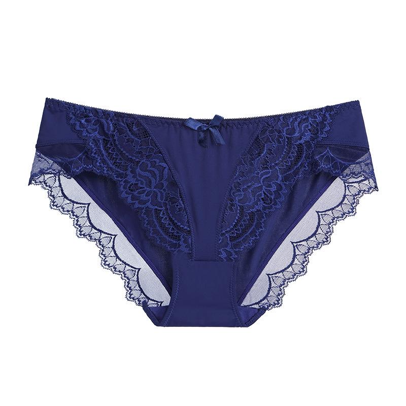 Underwear Low Waist Ice Silk Panties Women's Briefs Lace Women's Panties