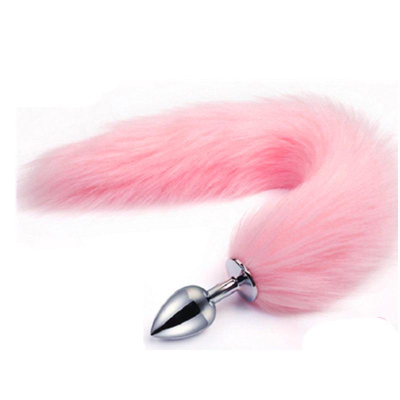 Removable Fox Tail Anal Plug - Beginner's Small Size Anal Dilator