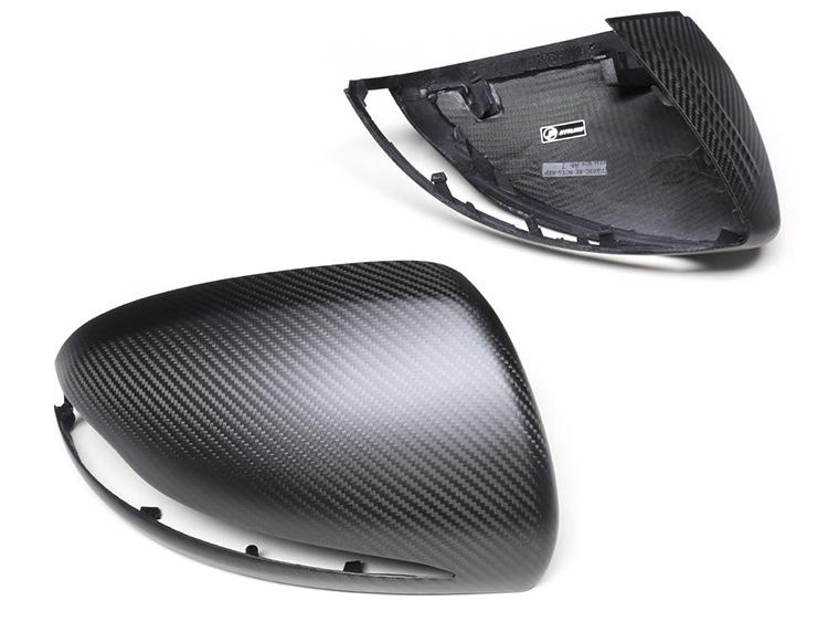 Left-Hand Drive Dry Carbon Fiber Rearview Mirror Cover for Mercedes-Benz B, C, E, S, GLC, GLA, CLA, CLS, W205 Models