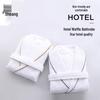 Five-Star All-Cotton Waffle Weave Unisex Bathrobe – Absorbent Hotel & B&B Sleepwear, One-Size 