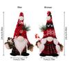 Non-woven Faceless Elf Doll Knitted Dwarf Doll Ornaments Cute Christmas Crutch Doll  Living Room