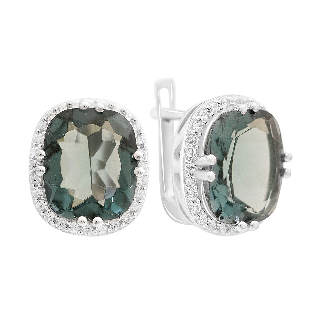 

Срібна каблучка з топазом Лондон Блю 8.565ct (2151777) синій